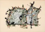 Sphinx by Jean Paul Riopelle, lithograph on paper, sold Jul 2024