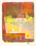 Untitled by Harold Town, single autographic print, sold Jul 2024