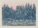 Untitled by Jack Marlow Wise, woodcut on paper, sold Jul 2024
