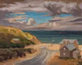 Ocean View by Antoine Bittar, 2016, oil on board, sold Jul 2024