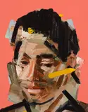 Mike I by Erik Olson, oil on canvas on board, sold Jul 2024