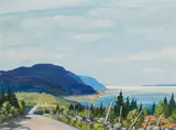 Lower St. Lawrence Baie St. Paul by Graham Noble Norwell, oil on canvas board, sold Jul 2024