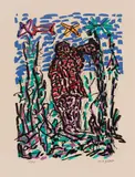 Parler de corde, Le Call by Jean Paul Riopelle, colour lithograph on paper, sold Jun 2024