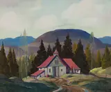 Habitant Chalet, Gatineau by Graham Noble Norwell, oil on canvas, sold Jun 2024