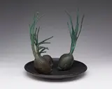 April Onion by Victor Cicansky, 1990, bronze sculpture, sold Jun 2024