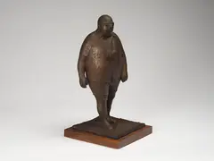 I’ve Come, I See by William McElcheran, 1973, bronze sculpture on a wood base, sold Jun 2024