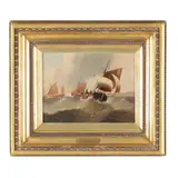 Fishing Boats by Edward King Redmore, Oil on canvas, sold Feb 2026