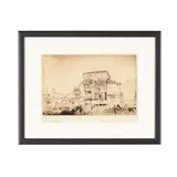 A Dwelling In Aragon by William Russell Flint, Drypoint etching on J, sold Feb 2026