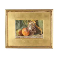 Still Life with Apples by Robert E. Groves, Watercolor on paper, sold Feb 2026