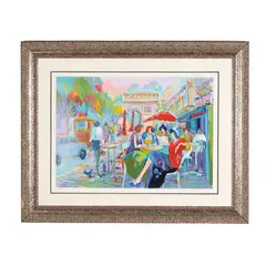 Champs-Élysées, Paris by Isaac Maimon, Serigraph in colors, sold Feb 2026