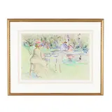 Tea in the Garden by Norma Murphy, Watercolor on paper, sold Feb 2026
