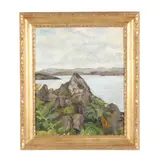 Landscape by Ronald Ossory Dunlap, Oil on canvas, sold Feb 2026