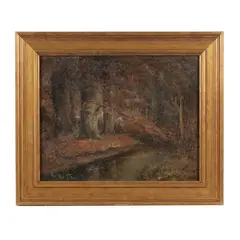 Forest Landscape by William Keith, Oil on canvas, sold Feb 2026