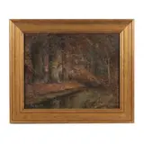 Forest Landscape by William Keith, Oil on canvas, sold Feb 2026