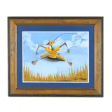 Jumpin' by Doyle Cloyd, Watercolor and gouache on Arches paper, sold Feb 2026