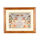 Autumn Leaves by M. Spinks, Watercolor on paper, sold Feb 2026