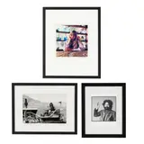 Joni Mitchell / Jerry Garcia / Frank Zappa (Three Photographs) by Baron Wolman, The first a color photograph; the second and third are black-and white photos, sold Feb 2026