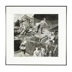 Right Turn by David H. Becker, Etching and engraving, sold Feb 2026