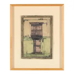 Untitled by Lucio Muñoz, Etching in colors, sold Feb 2026