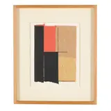 La Tierra by Rafael Canogar, Etching and collage on paper, sold Feb 2026