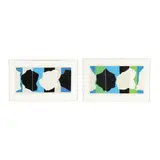 Polymorphic Series (Two Works) by Miklos Batuz, Each a serigraph in colors, sold Feb 2026