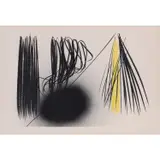 L 1970-21 - 1970 by Hans Hartung, Lithographie en couleurs (crayon et aérographe) sur papier vélin de Guarro, toutes marges, sold Mar 2020