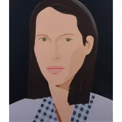 Christy (Turlington) - 2013 by Alex Katz, Sérigraphie en couleurs sur papier Saunders Waterford 410g hotpress, toutes marges, à plei, sold Mar 2020
