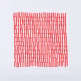 Carre rouge en 12 morceaux - 1988 by Vera Molnár, Sérigraphie en rouge sur papier, toutes marges, sold Mar 2020