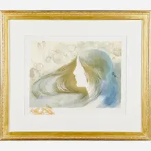 Art Nouveau Lithograph by Manuel Orazi, sold May 2017