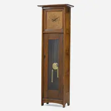 Rare Grandfather Clock by L. & J.G. Stickley, sold May 2017