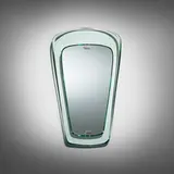 Wall mirror by Max Ingrand, c. 1949, glass, mirrored-glass, nickel-plated brass, sold Mar 2023