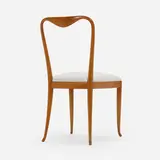Chair by Guglielmo Ulrich, c. 1940, pear wood, upholstery, sold Mar 2023