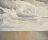Manitoba Landscape, 1929 by Lionel LeMoine FitzGerald, oil on board, sold May 2024