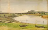 Moncrieff Hill by Robert F. Sherar, Watercolor, sold Oct 2022