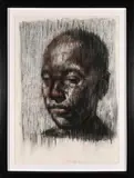 Portrait of a Man by Johann Louw, pastel on paper, sold Jul 2022