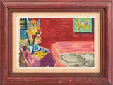 Untitled by Henri Matisse, circa 1972, oil painting on panel, sold Aug 2023