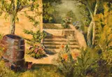 Bygone Vintage by Davinia Hitchcock, oil on board, sold Aug 2023