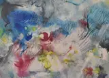 Tropicana by Martha Offner, watercolour, sold Aug 2023