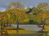 Autumn in Lakeland by M. Edmondson, oil on canvas, offered Jul 2023