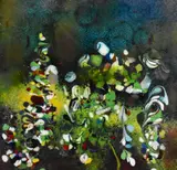 Enamel on copper by Dorothy Walsby, oil, sold Jul 2023