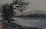 Lake District scene by E. Robinson, watercolour, offered Jul 2023