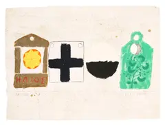 Untitled by Joe Tilson, pencil, offered Jul 2025