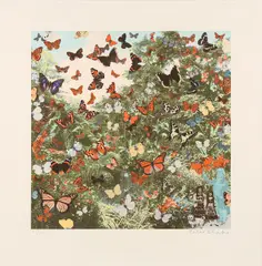 Untitled by Peter Blake, pencil, offered Jul 2025