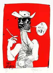 Untitled by Ralph Steadman, pencil, offered Jul 2025