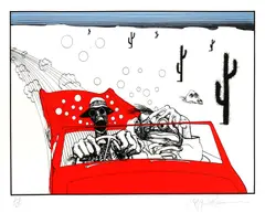 Untitled by Ralph Steadman, pencil, offered Jul 2025