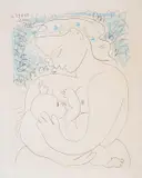 After by Pablo Picasso, Lithograph printed in colours, sold Nov 2024