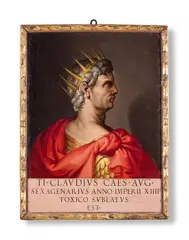 Emperor cladius by Bartolomeo Passarotti, Oil on canvas, sold Oct 2024
