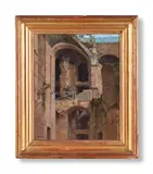 Untitled by Gilles-François Closson, Oil on board Indistinctly signed, sold Oct 2024