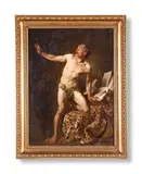 Study of saint jerome by Pierre Subleyras, Oil on canvas, sold Oct 2024