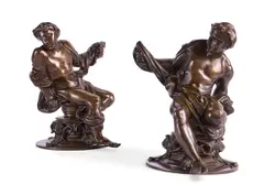Untitled by Alfred Stevens, Plaster versions of the present figures are in the Victoria and Albert Museum, London, sold Oct 2024